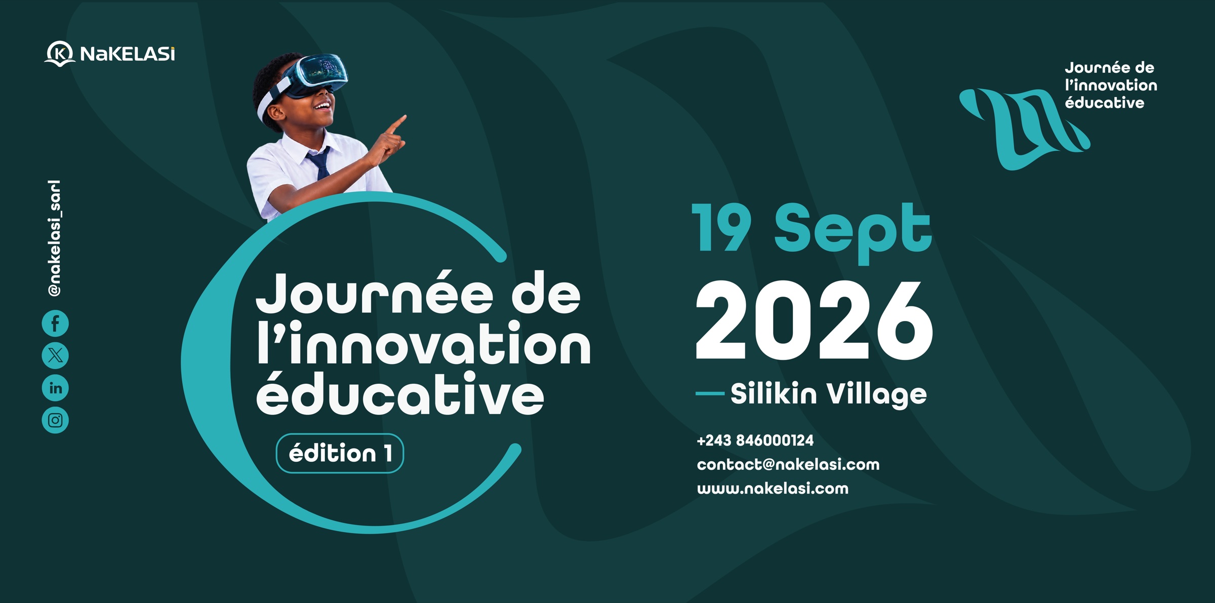 Journée de l'innovation éducative — 19 septembre 2026, Silikin Village, Kinshasa