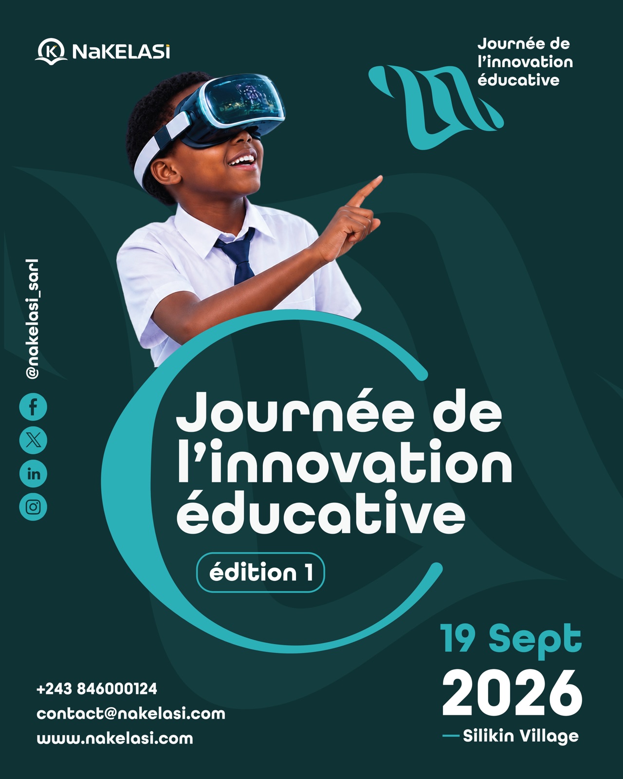 Affiche officielle de la Journée de l'innovation éducative 2026
